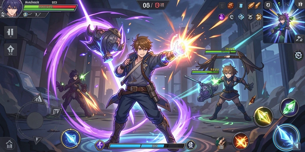 Screenshot menunjukkan level baru yang penuh tantangan dan grafis yang memukau.